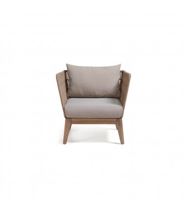 Sillón para exteriores beige CAPRI