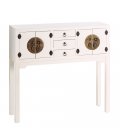Consola blanca de estilo asiático TIBET Consola blanca de estilo asiático TIBET