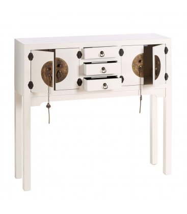 Consola blanca de estilo asiático TIBET