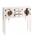 Consola blanca de estilo asiático TIBET Consola blanca de estilo asiático TIBET