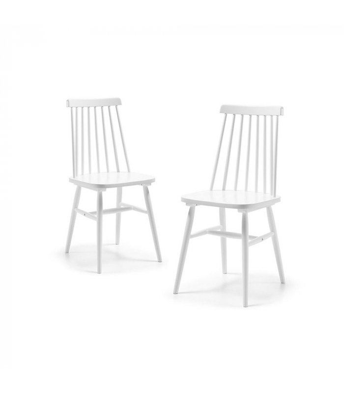 Silla de comedor blanca WINDSOR. Silla de comedor blanca WINDSOR.