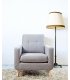 Sillón tapizado de estilo mid century OSLO (varios colores).