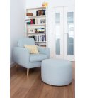 Sillón tapizado de estilo mid century OSLO (varios colores).