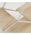 Estantería estructura metálica blanco y estantes madera mango SPACE
