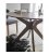 Mesa de comedor nogal redonda BORNE diámetro 120 cm