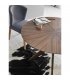 Mesa de comedor nogal redonda BORNE diámetro 120 cm