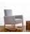 Sillón mecedora tapizado ONA (varios colores)