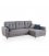Sofá cama con chaise longue CASSIS (varios tapizados)