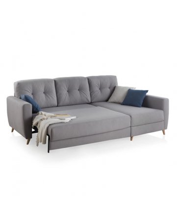 Sofá cama con chaise longue CASSIS (varios tapizados)