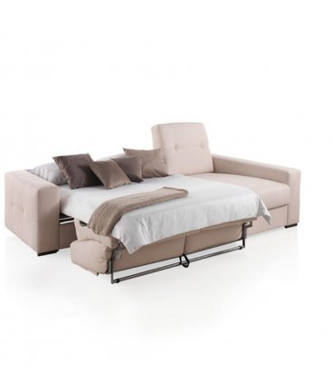 Sofá cama con chaise longue con arcón EDIMBURGO (varias dimensiones y tapizados)