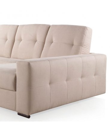 Sofá cama con chaise longue con arcón EDIMBURGO...