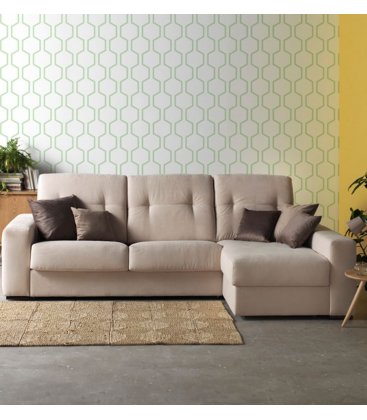 Sofá cama con chaise longue con arcón EDIMBURGO...