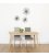 Mesa de comedor extensible de madera NORWAY SQUARE (varios tamaños)