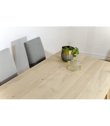 Mesa de comedor extensible de madera NORWAY SQUARE (varios tamaños)
