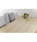 Mesa de comedor extensible de madera NORWAY SQUARE (varios tamaños)