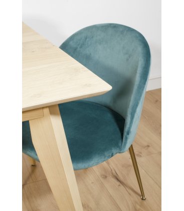Mesa de comedor fija de madera NORWAY SQUARE (varios tamaños)