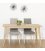Mesa de comedor extensible de madera NORWAY SQUARE (varios tamaños)