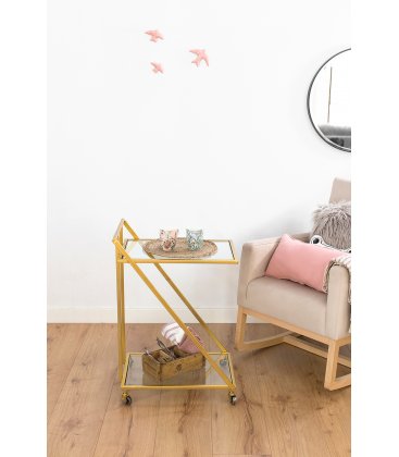 Sillón mecedora tapizado ONA (varios colores)