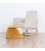 Sillón mecedora tapizado ONA (varios colores)