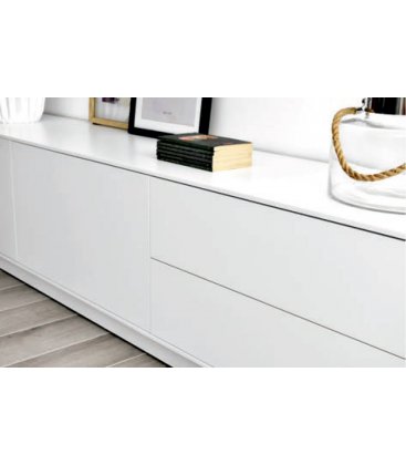 Mueble TV con zócalo o patas NORWAY 200cm con 2...