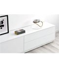 Mueble TV con zócalo o patas NORWAY 200cm con 2 puertas, 1 cajones (varios acabados)