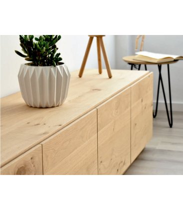 Mueble TV con zócalo o patas NORWAY con 4 puertas (varios tamaños y acabados)