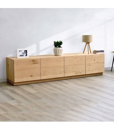 Mueble TV con zócalo o patas NORWAY con 4 puertas (varios tamaños y acabados)