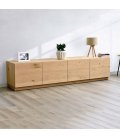 Mueble TV con zócalo o patas NORWAY con 4 puertas (varios tamaños y acabados)