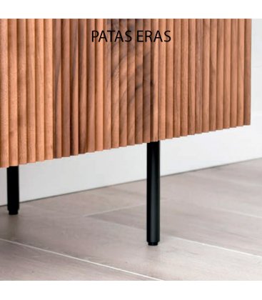 Aparador con patas o zócalo NORWAY REVET con puertas (varios tamaños y acabados)