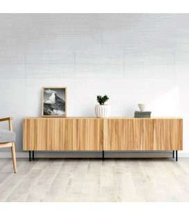 Mueble TV con zócalo o patas NORWAY REVET con puertas...