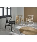 Pack de 2 sillas de madera en color negro ANEA