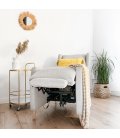 Sillón orejero reclinable tapizado NAP (varios colores)