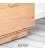 Mueble TV con zócalo o patas NORWAY 200 cm con 2 puertas, 3 cajones y 1 hueco (varios acabados)