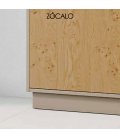 Aparador con patas o zócalo AKER con 1 cajón y 2 puertas (varios acabados)