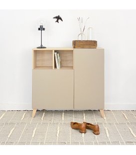 Zapatero con 2 puertas, 5 baldas y 2 huecos ZIGGY (varios... 2
