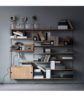 Estantería STRING de 3 módulos con 1 cabinet y 1...