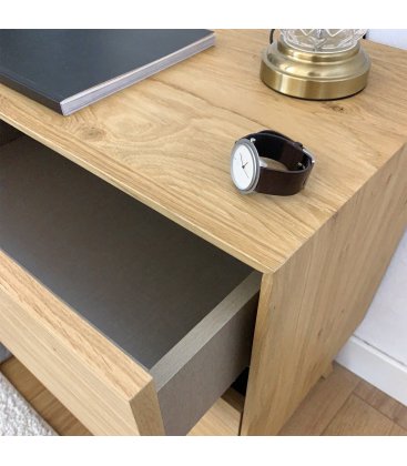 Mesita de noche con 2 cajones NORWAY