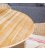 Mesa de comedor redonda de madera maciza de teca RUNA