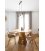 Mesa de comedor redonda de madera maciza de teca RUNA