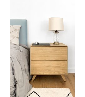 Mesita de noche personalizable con 2 cajones NORWAY 2