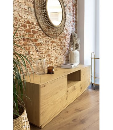 Mueble TV con zócalo o patas NORWAY 160cm con 2...