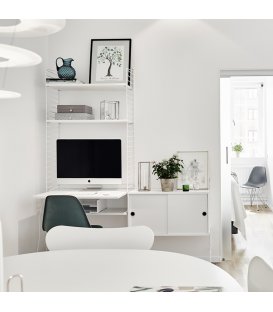 Estantería STRING de 2 módulos con 1 escritorio y 1...