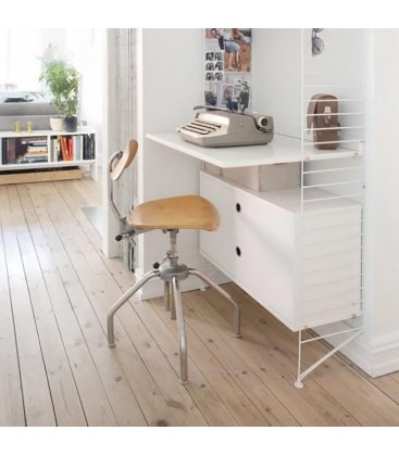 Estantería STRING de 1 módulo con 1 escritorio...