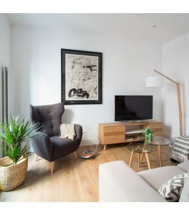 Mueble TV con zócalo o patas NORWAY 160cm con 1 puerta, 2... 2