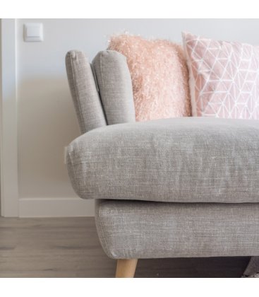 Sofá desenfundable con chaise longue NOVA (varias dimensiones y tapizados)