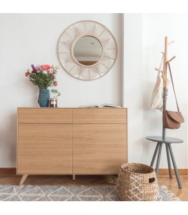 Aparador con patas o zócalo NORWAY con 2 puertas y 2... 2