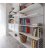 Estantería STRING de 3 módulos con 2 cabinets en blanco.