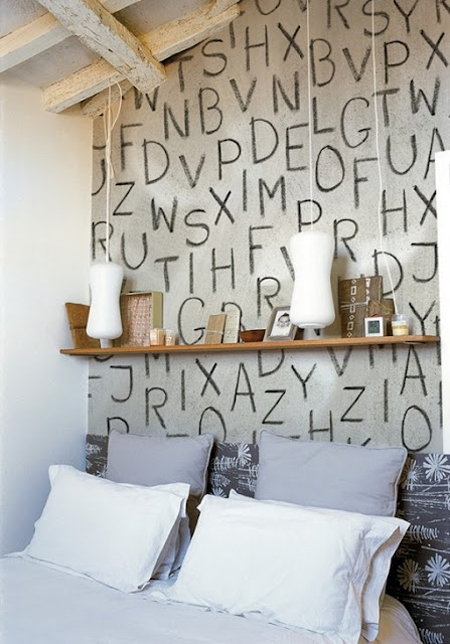 Crea tus propias plantillas de letras para decorar tus paredes