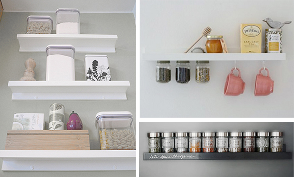 REFORMAS DE DISEÑO_ESTANTE RIBBA DE IKEA_USOS ORIGINALES_USOS ALTERNATIVOS_FOTO VÍA pinterest kitchen REFORMAS DE DISEÑO_ESTANTE RIBBA DE IKEA_USOS ORIGINALES_USOS ALTERNATIVOS_FOTO VÍA pinterest kitchen