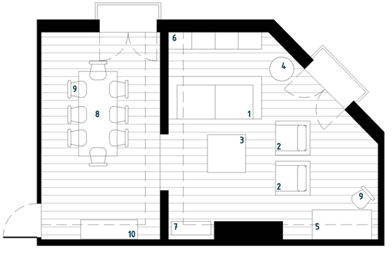 REFORMAS DE DISEÑO_PROYECTO DE AMUEBLAMIENTO EN EL BARRIO DE SALAMANCA_ ESTILO BARROCO